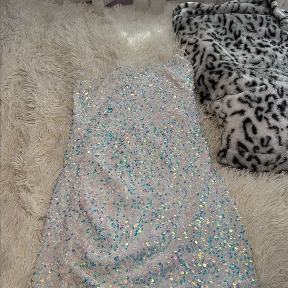 Lucy in the Sky Iridescent Sequin Dress